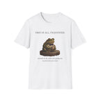 First of All I'm Justified Male Frog T-Shirt