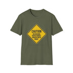 Recovering Perfectionist Caution Sign T-Shirt