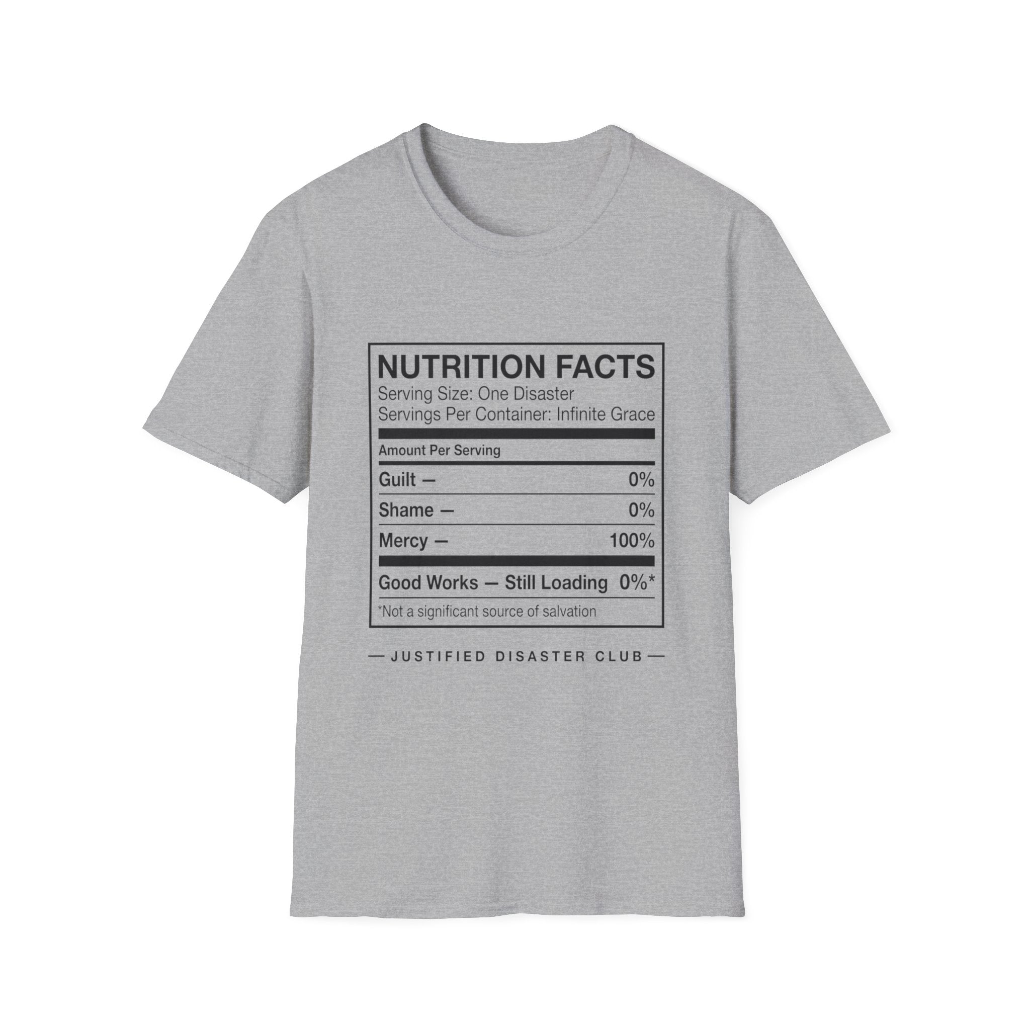 Nutrition Facts Label T-Shirt