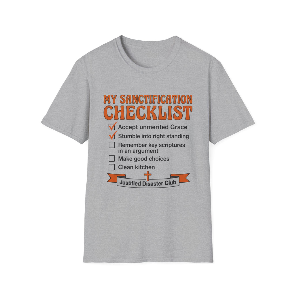 Sanctification Checklist T-Shirt