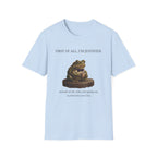 First of All I'm Justified Male Frog T-Shirt