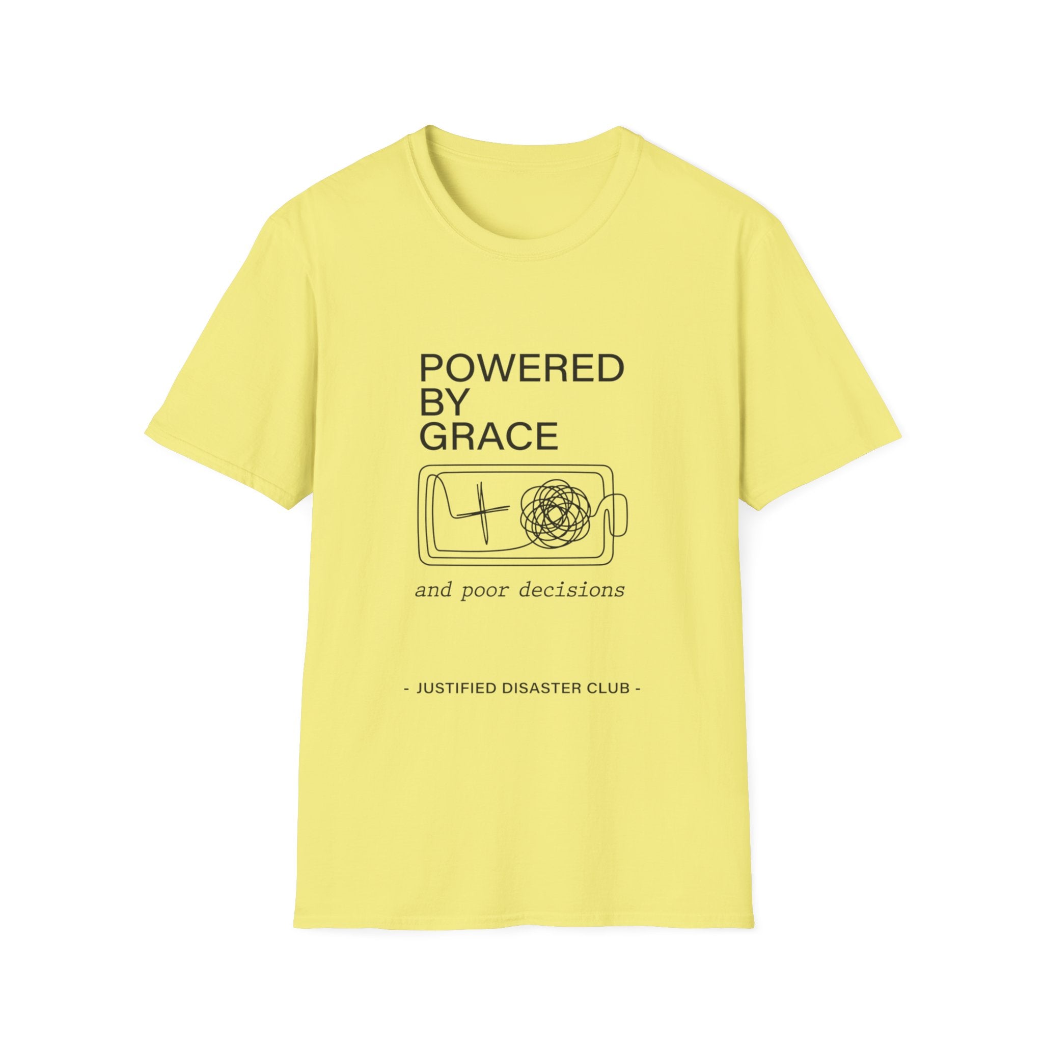 Powered by Grace and Poor Decisions T-Shirt