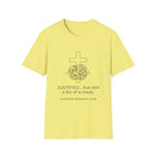 Justified but still a mess cross with messy string T-Shirt