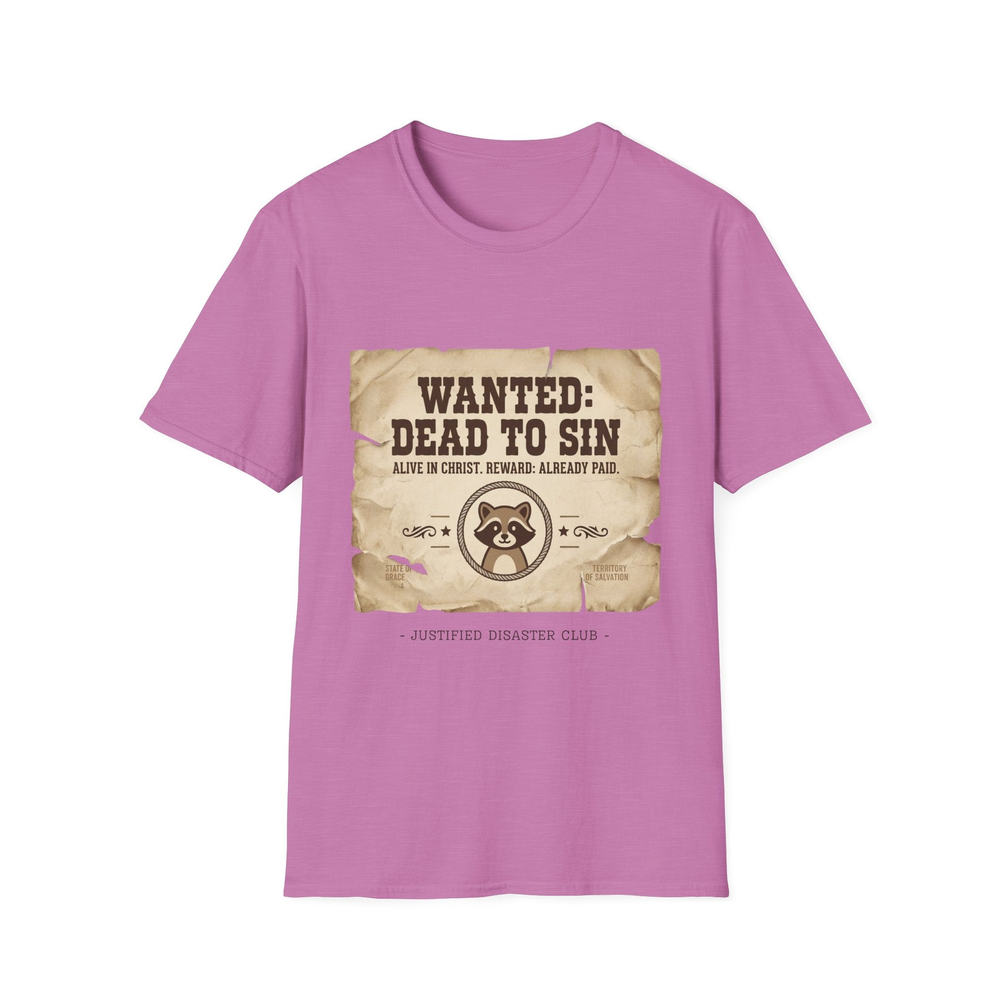 Wanted: Dead to Sin Racoon poster T-Shirt