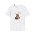 If Paul were here we'd be getting a letter T-Shirt