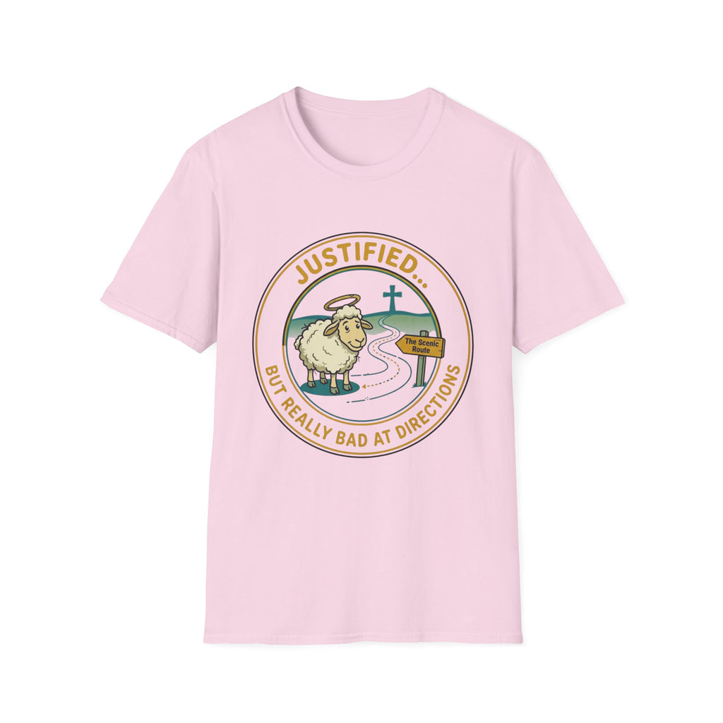 Justified but bad at directions T-Shirt