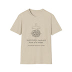 Justified but still a mess cross with messy string T-Shirt