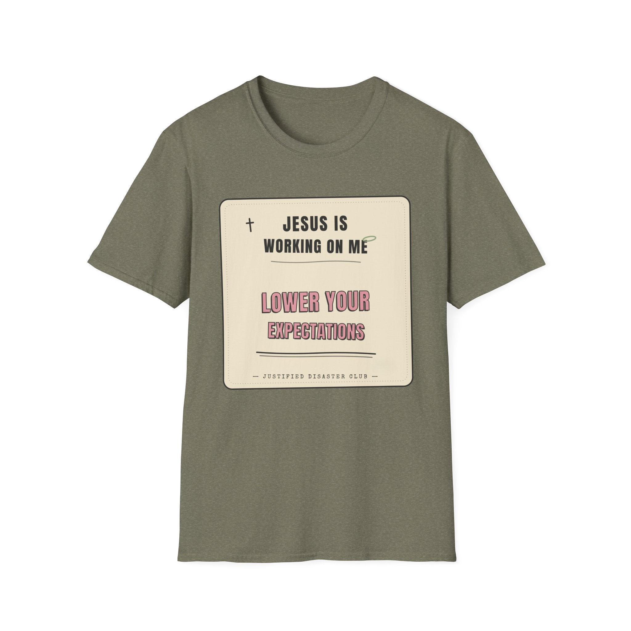 Jesus is working on my T-Shirt