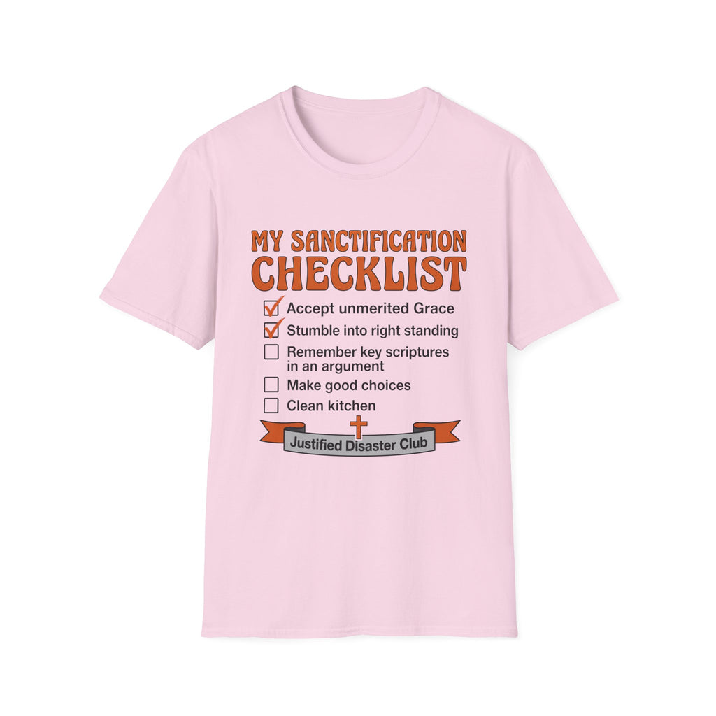 Sanctification Checklist T-Shirt