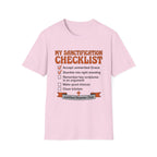 Sanctification Checklist T-Shirt