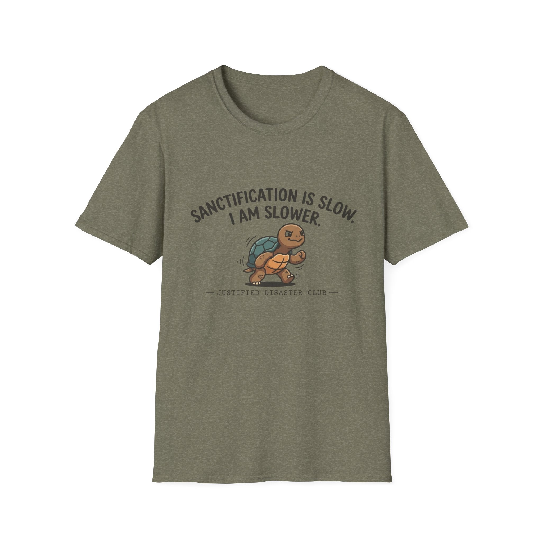 Sanctification is slow I am slower Turtle T-Shirt