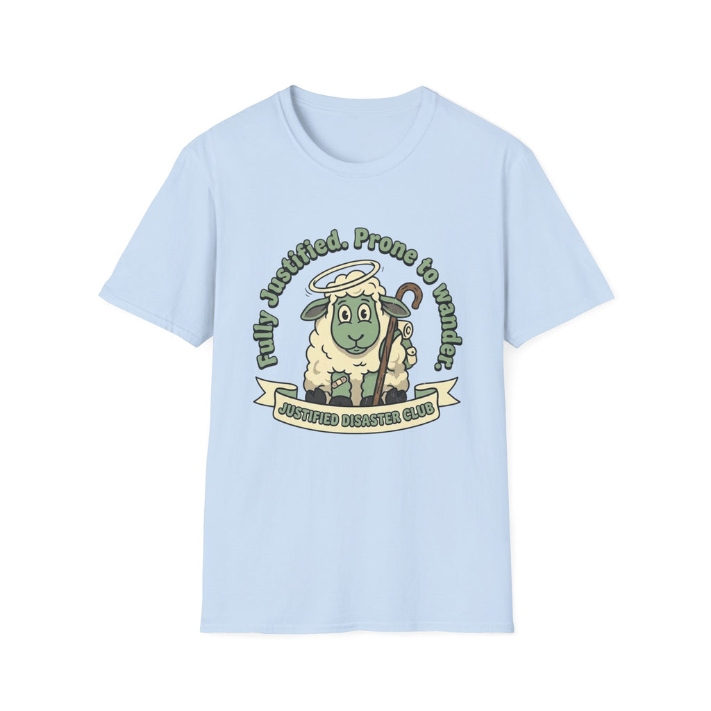 Fully Justified Prone to Wander Sheep T-Shirt