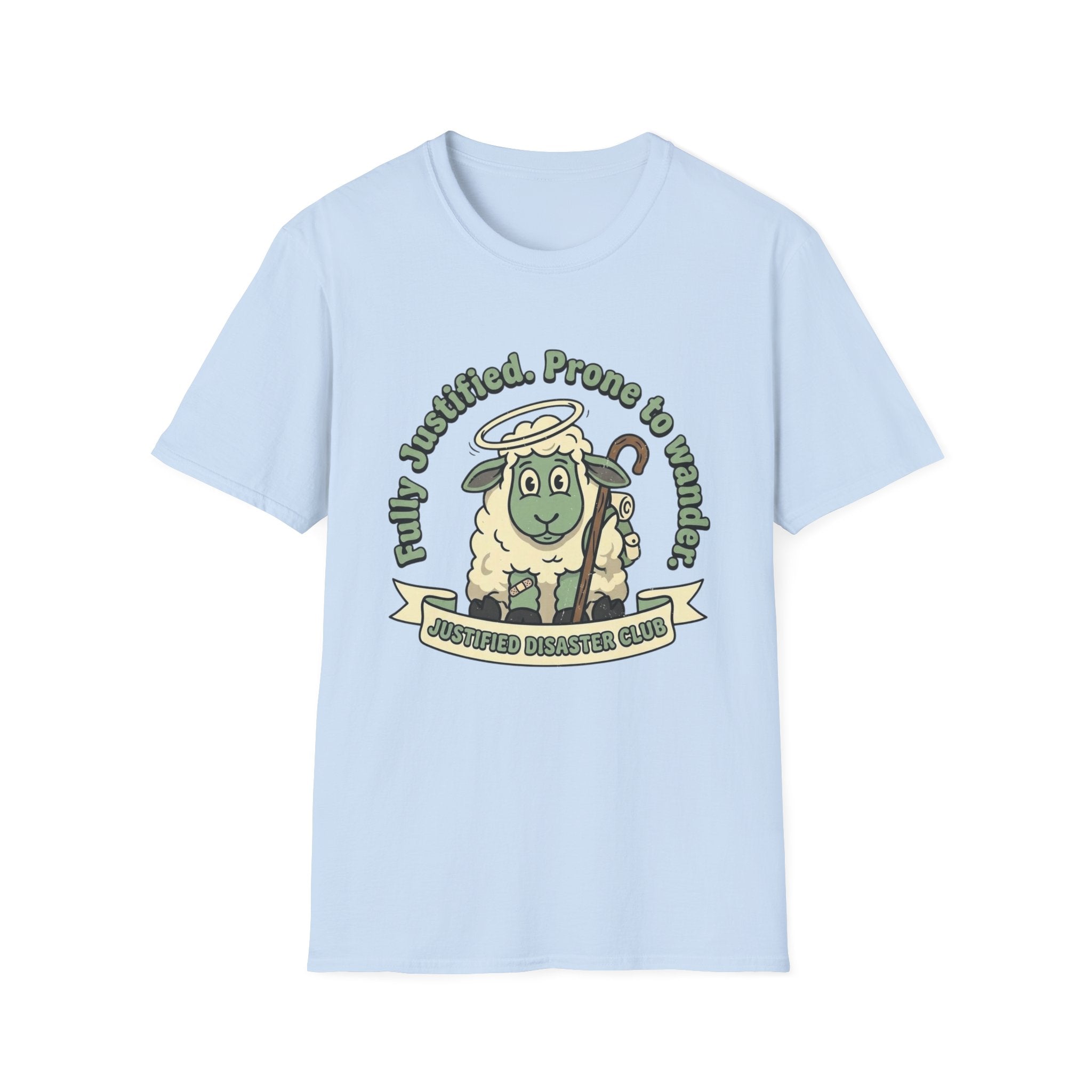 Fully Justified Prone to Wander Sheep T-Shirt