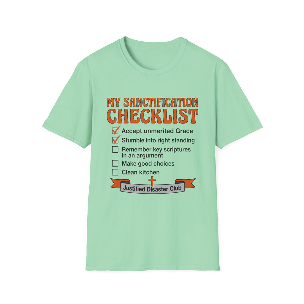 Sanctification Checklist T-Shirt