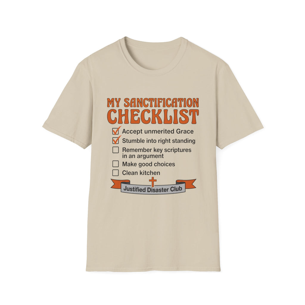 Sanctification Checklist T-Shirt