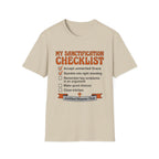 Sanctification Checklist T-Shirt