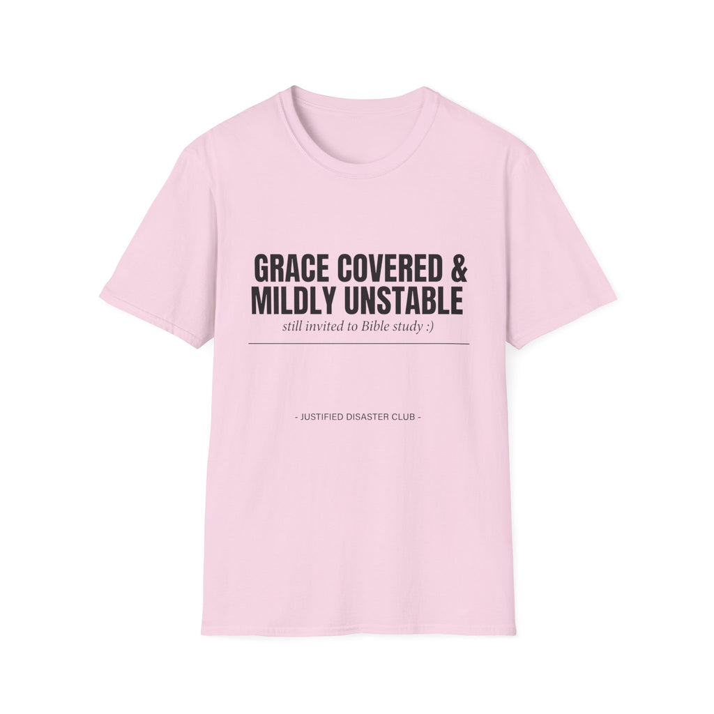Grace covered Mildly unstable text T-Shirt