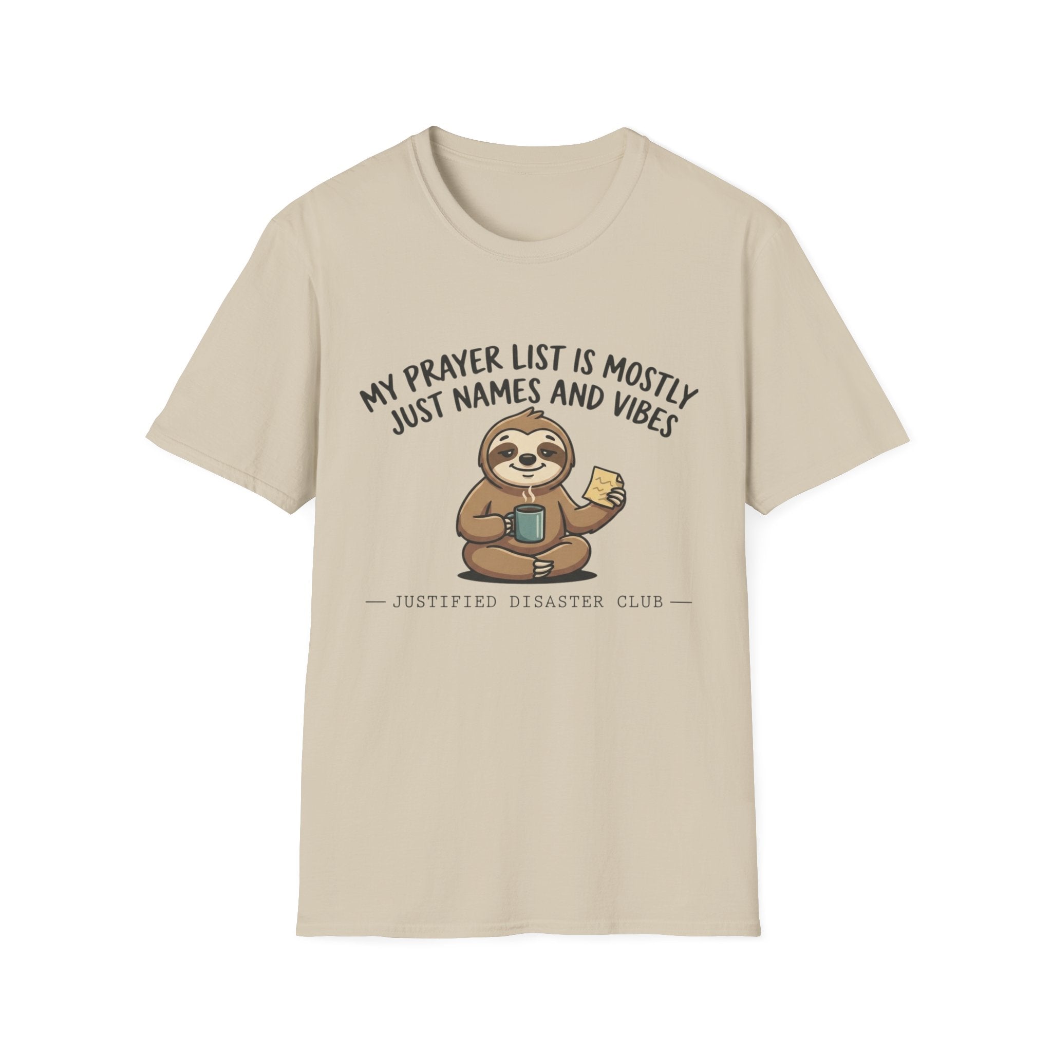 Prayer list is names and vibes T-Shirt