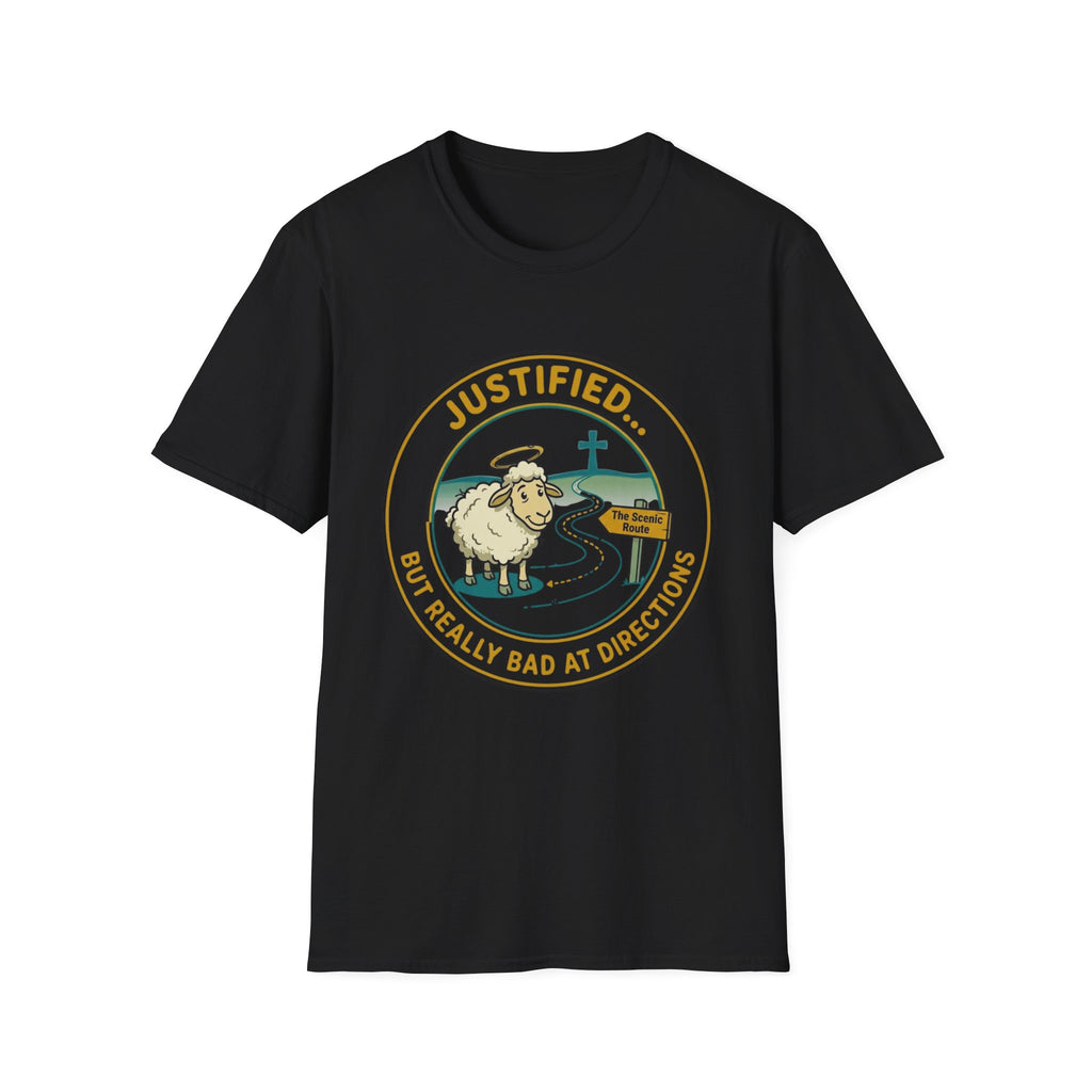 Justified but bad at directions T-Shirt