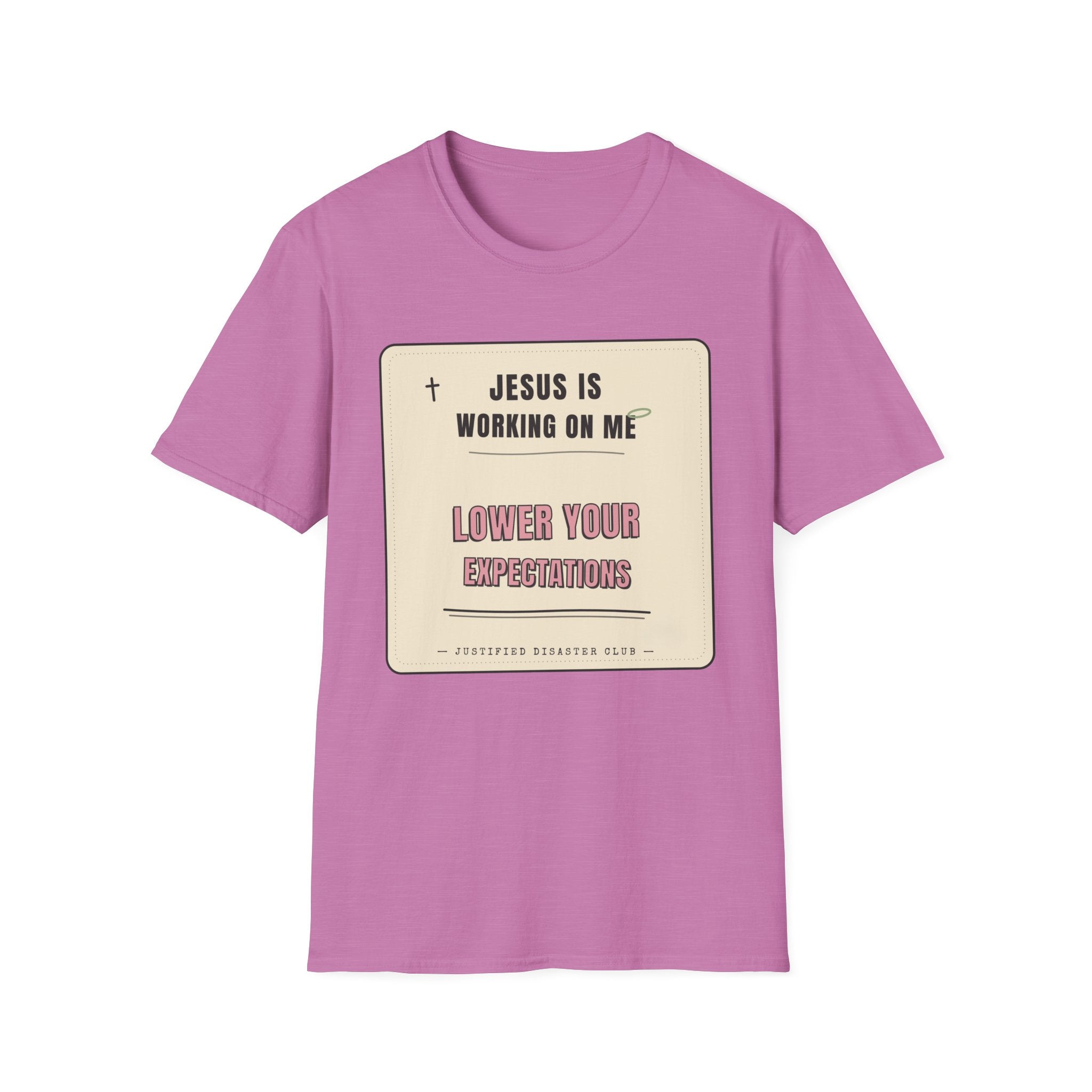 Jesus is working on my T-Shirt