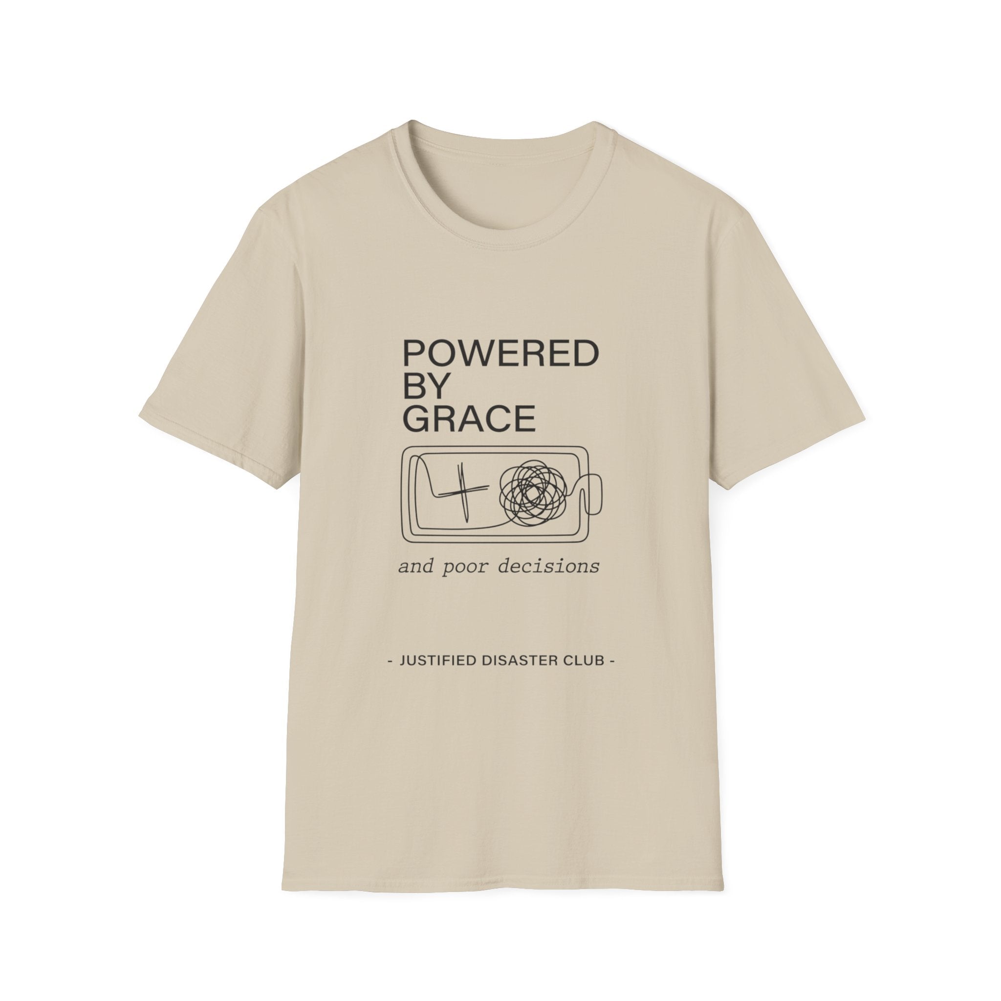 Powered by Grace and Poor Decisions T-Shirt
