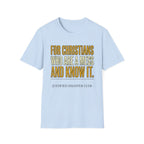 Christians are a Mess and Know It T-Shirt