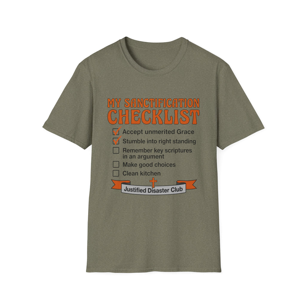 Sanctification Checklist T-Shirt