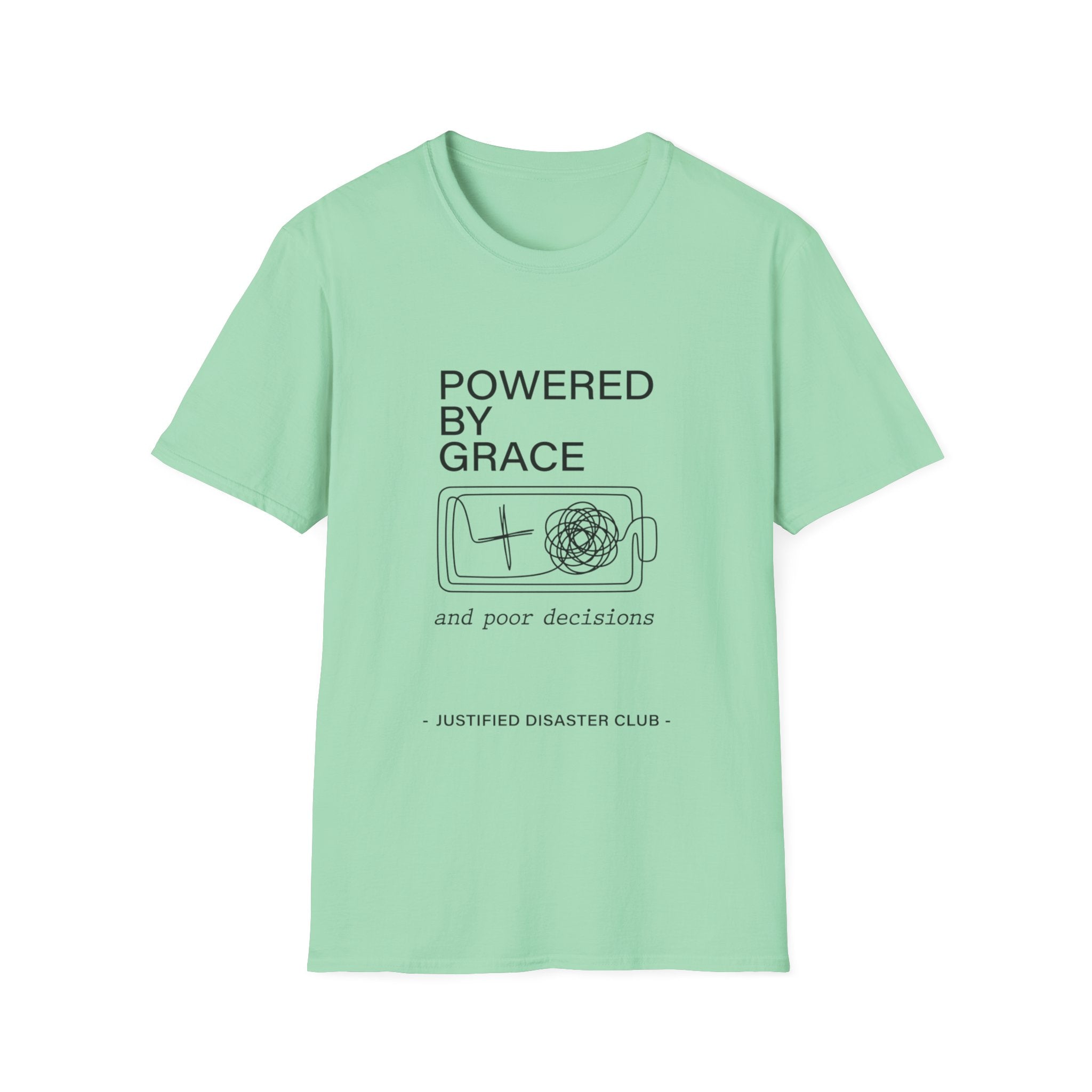 Powered by Grace and Poor Decisions T-Shirt
