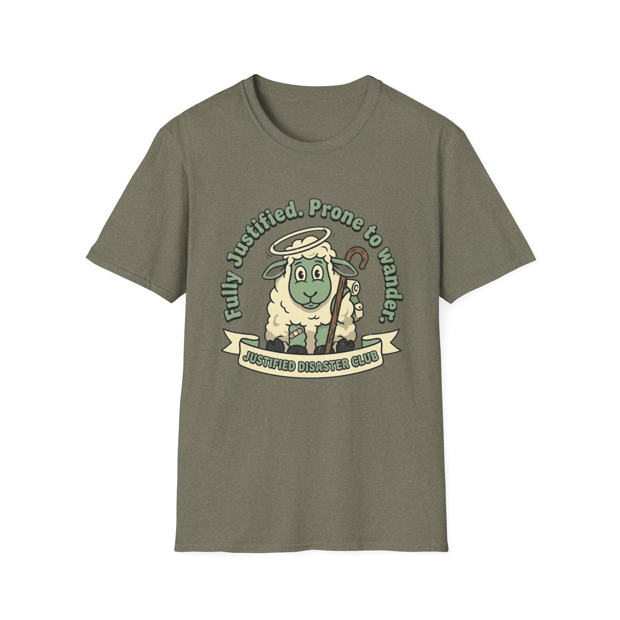 Fully Justified Prone to Wander Sheep T-Shirt