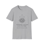 Justified but still a mess cross with messy string T-Shirt