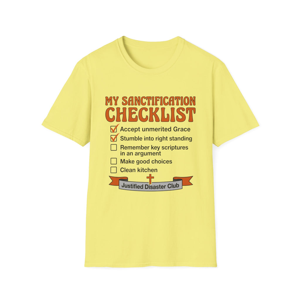 Sanctification Checklist T-Shirt