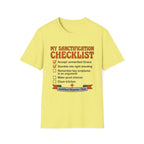 Sanctification Checklist T-Shirt