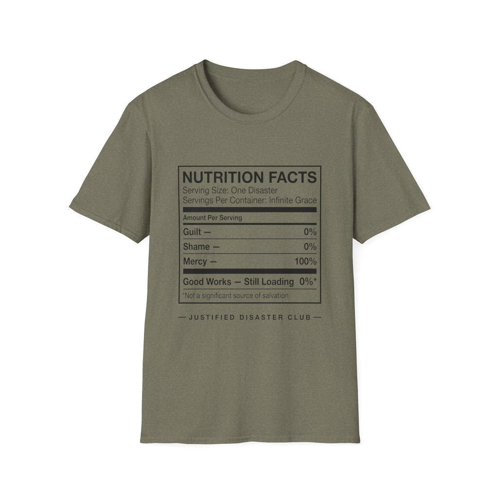 Nutrition Facts Label T-Shirt