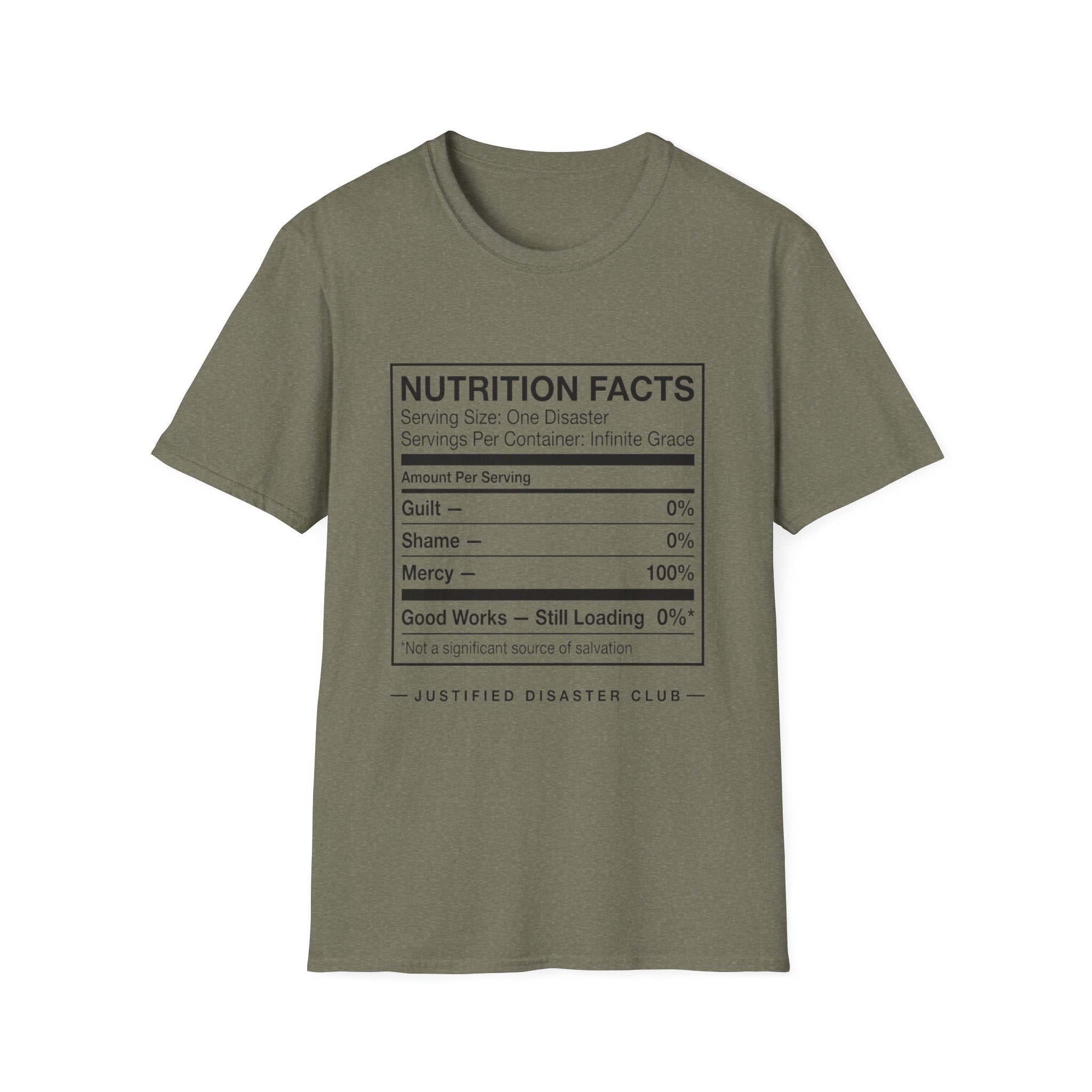 Nutrition Facts Label T-Shirt