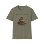 First of All I'm Justified Male Frog T-Shirt