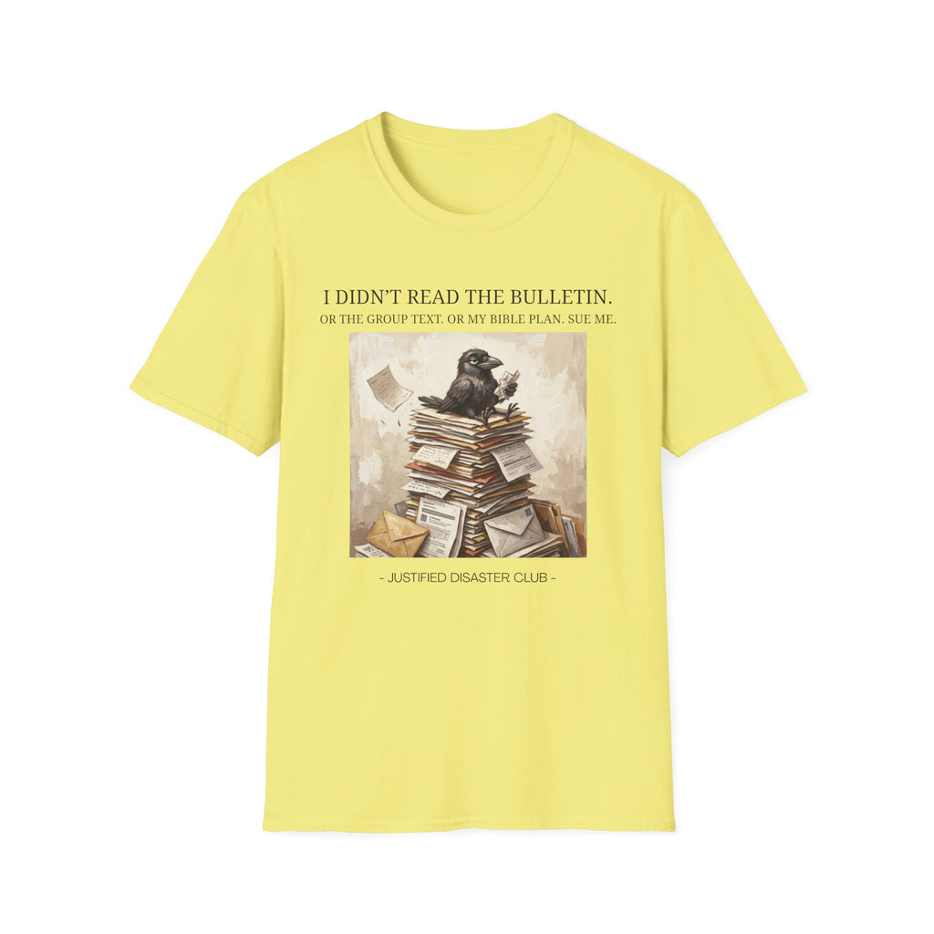 I didn't read the bulleting Crow T-Shirt