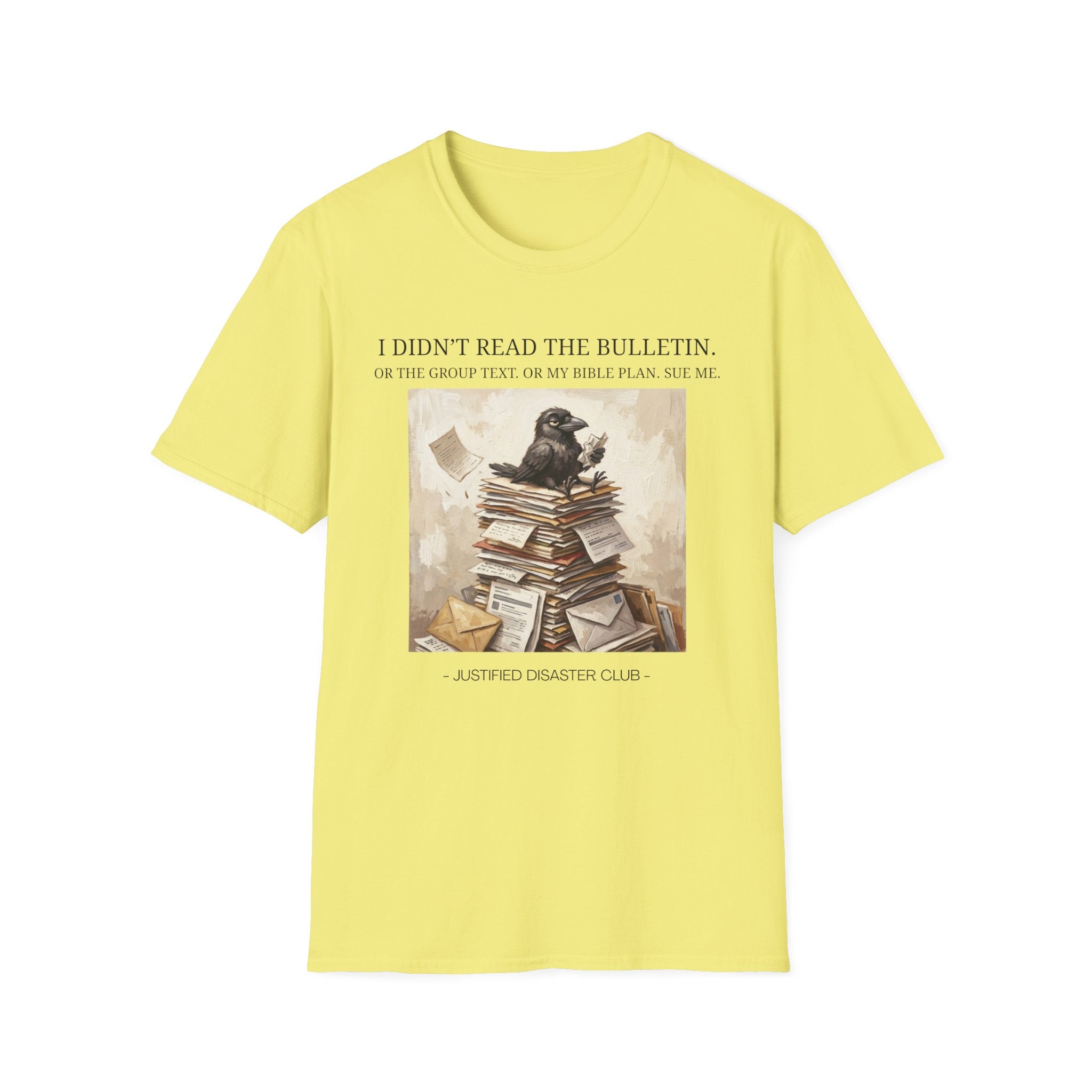 I didn't read the bulleting Crow T-Shirt