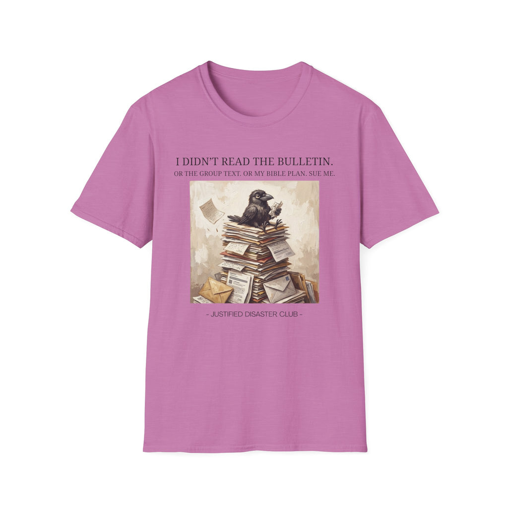 I didn't read the bulleting Crow T-Shirt
