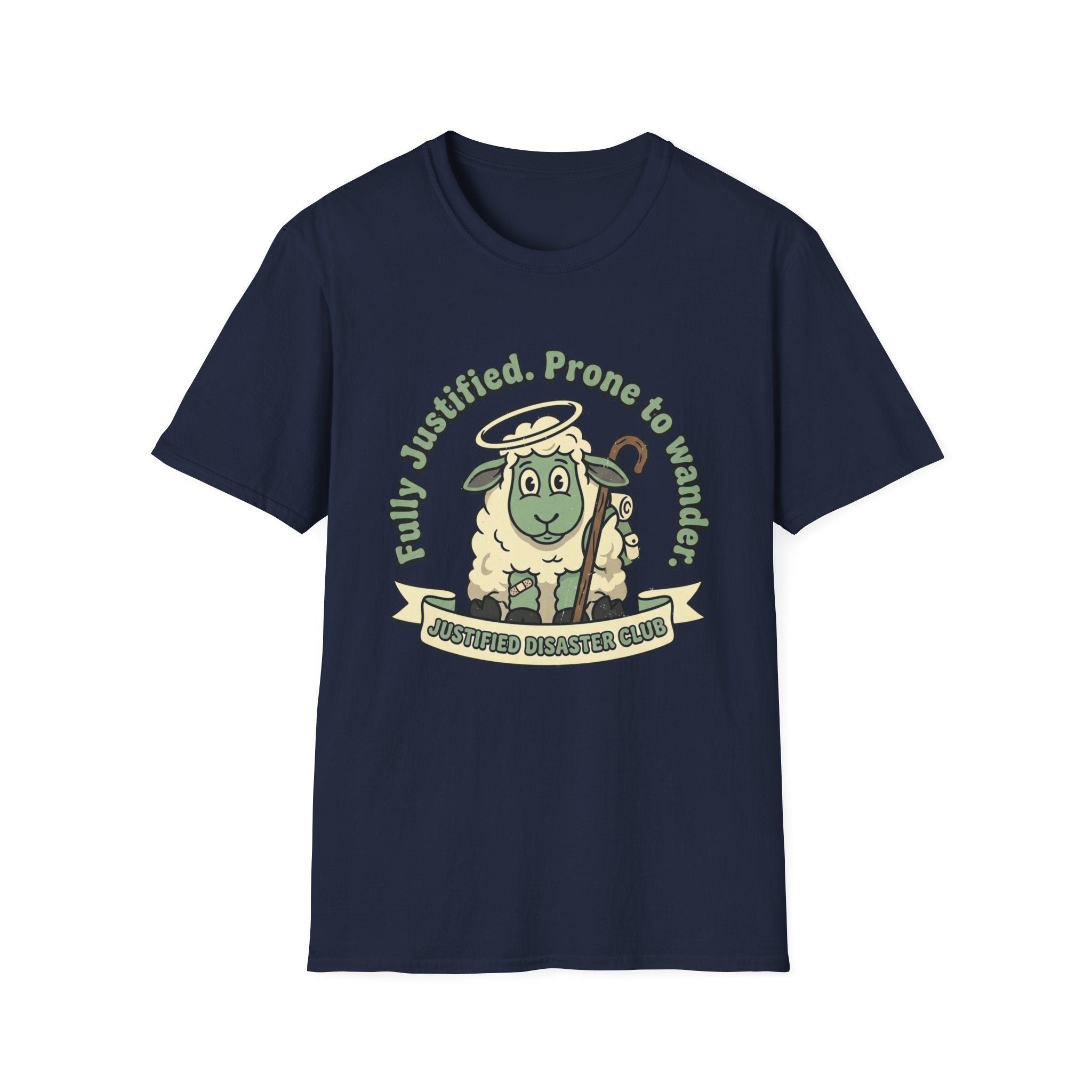 Fully Justified Prone to Wander Sheep T-Shirt