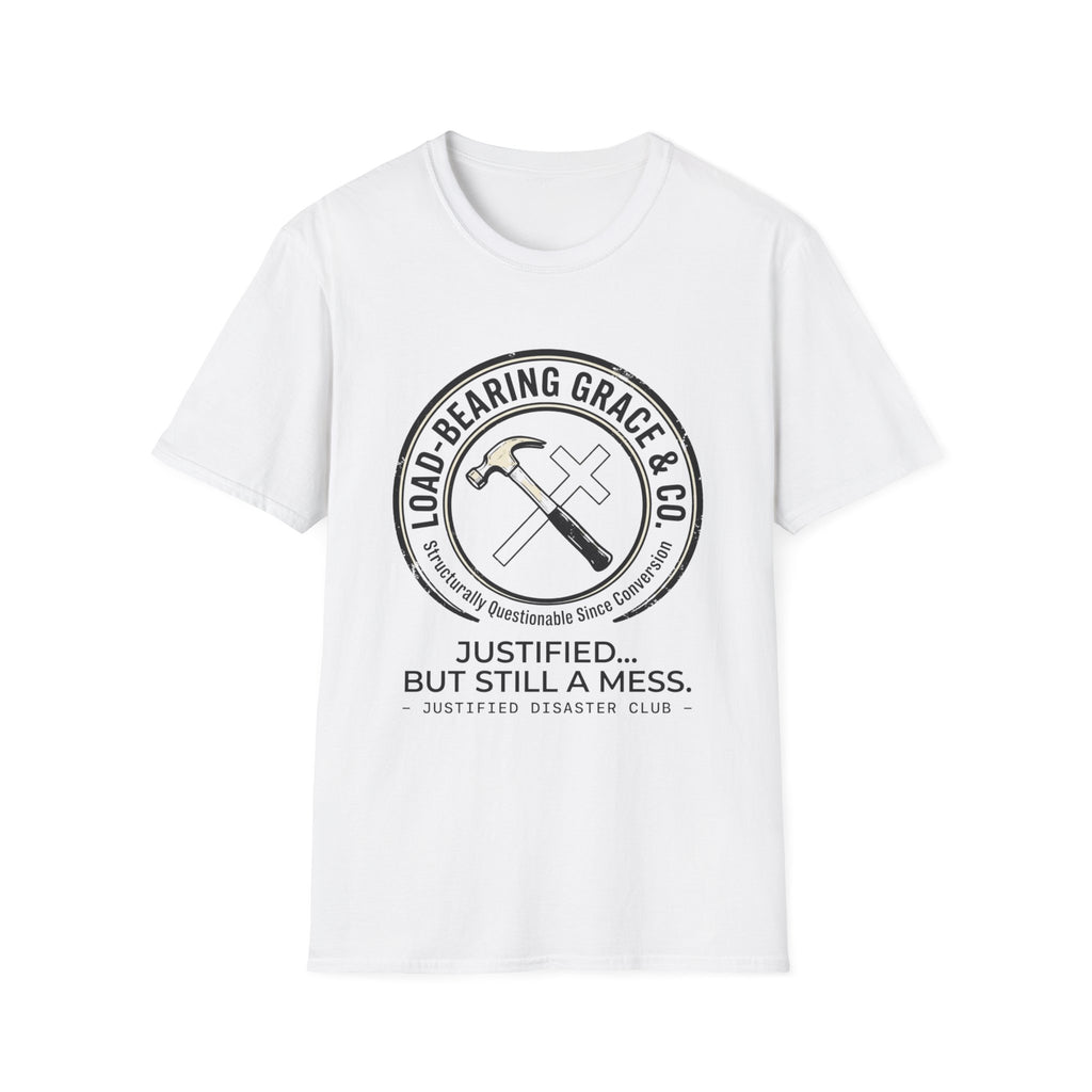 Load Bearing Grace & Co - Hammer and Cross badge T-Shirt