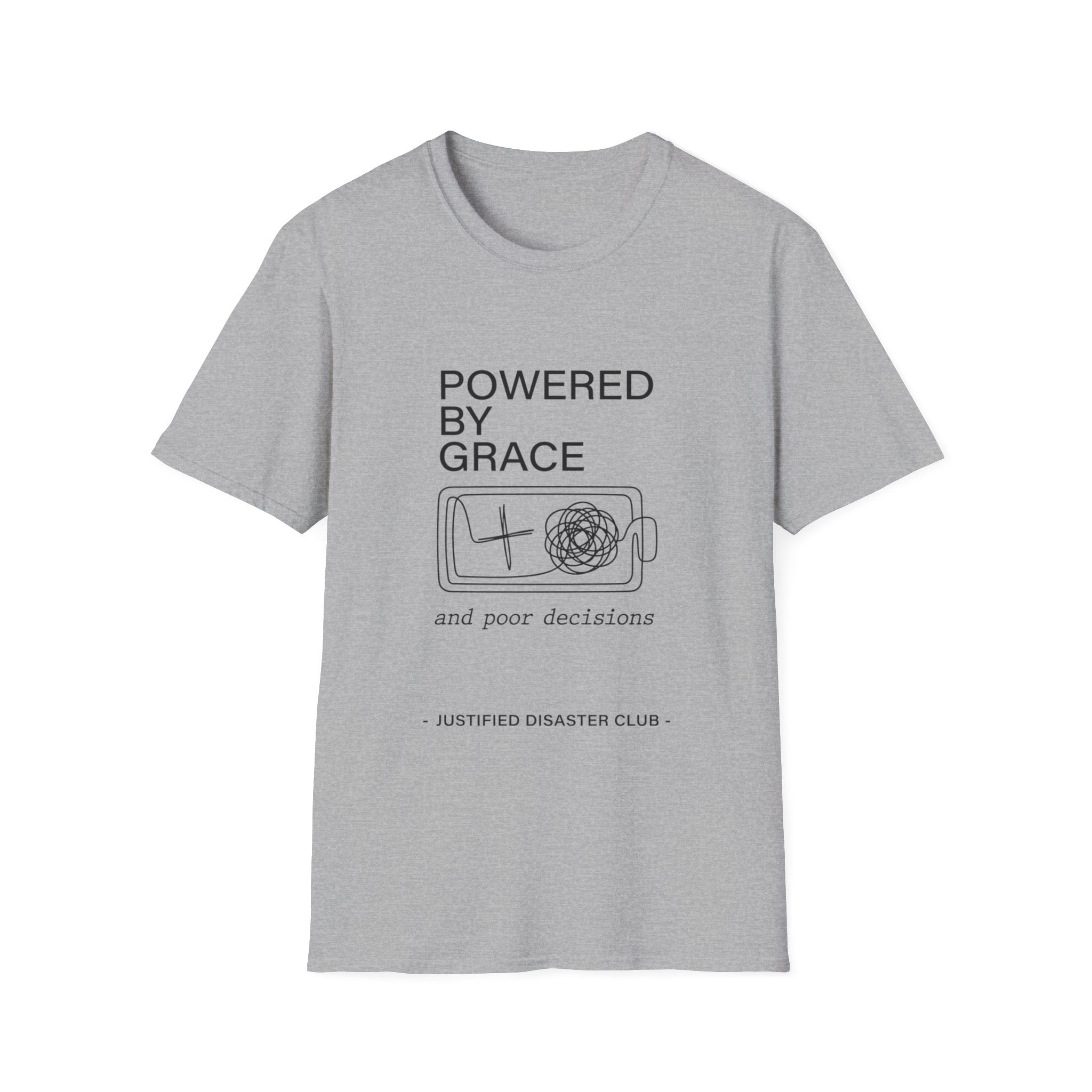 Powered by Grace and Poor Decisions T-Shirt