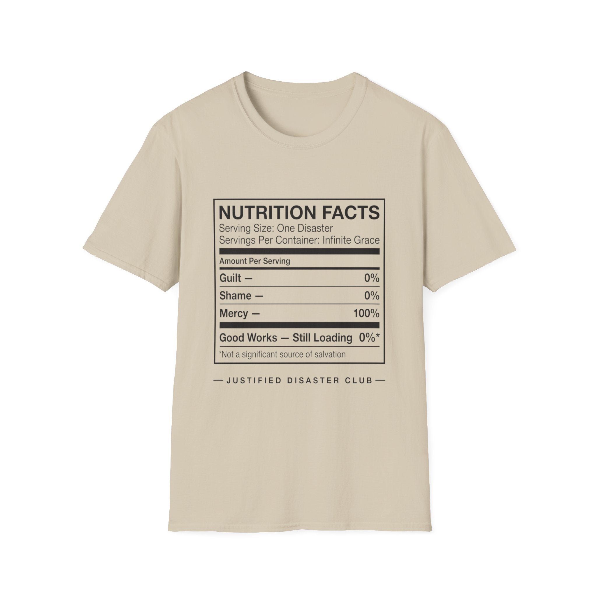 Nutrition Facts Label T-Shirt