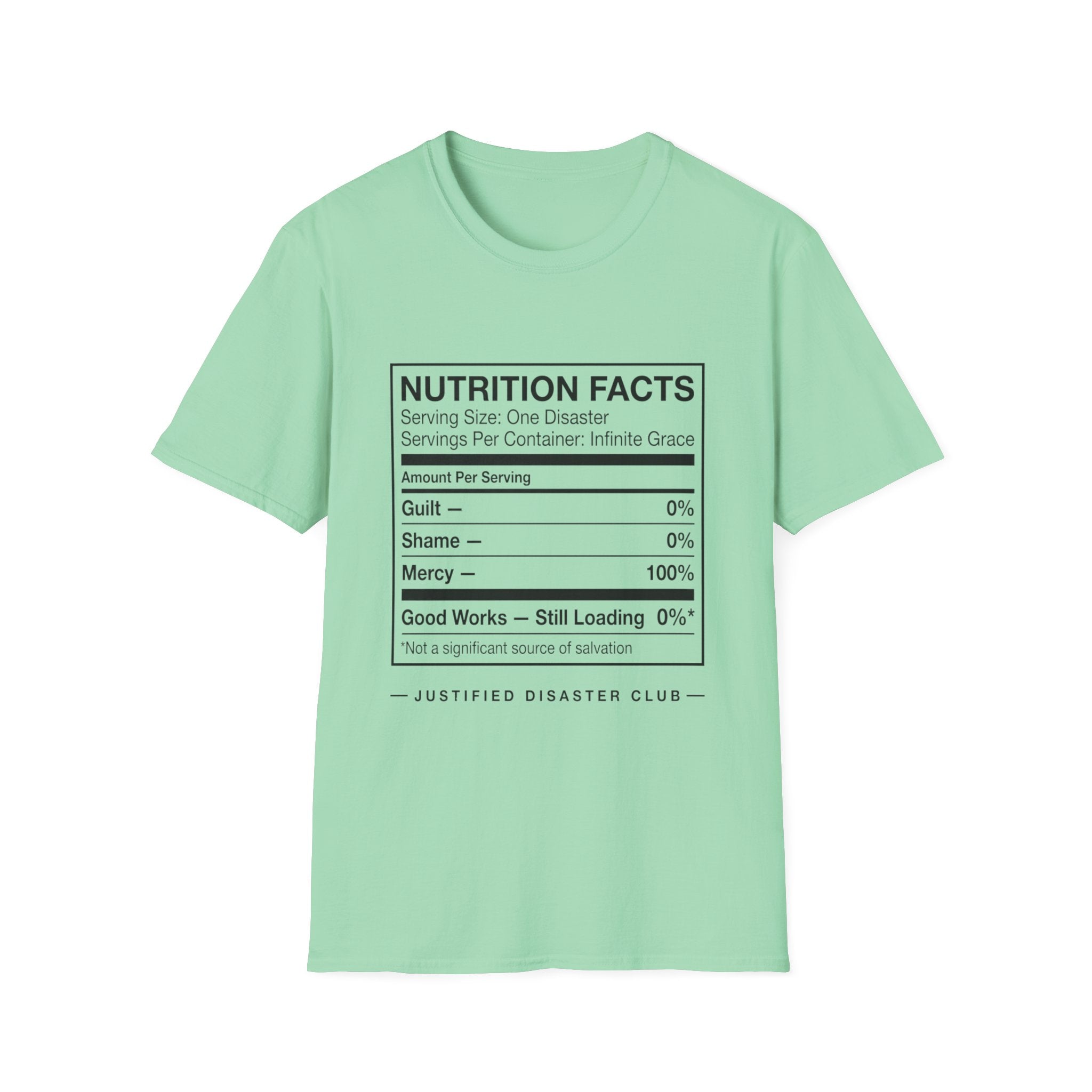 Nutrition Facts Label T-Shirt