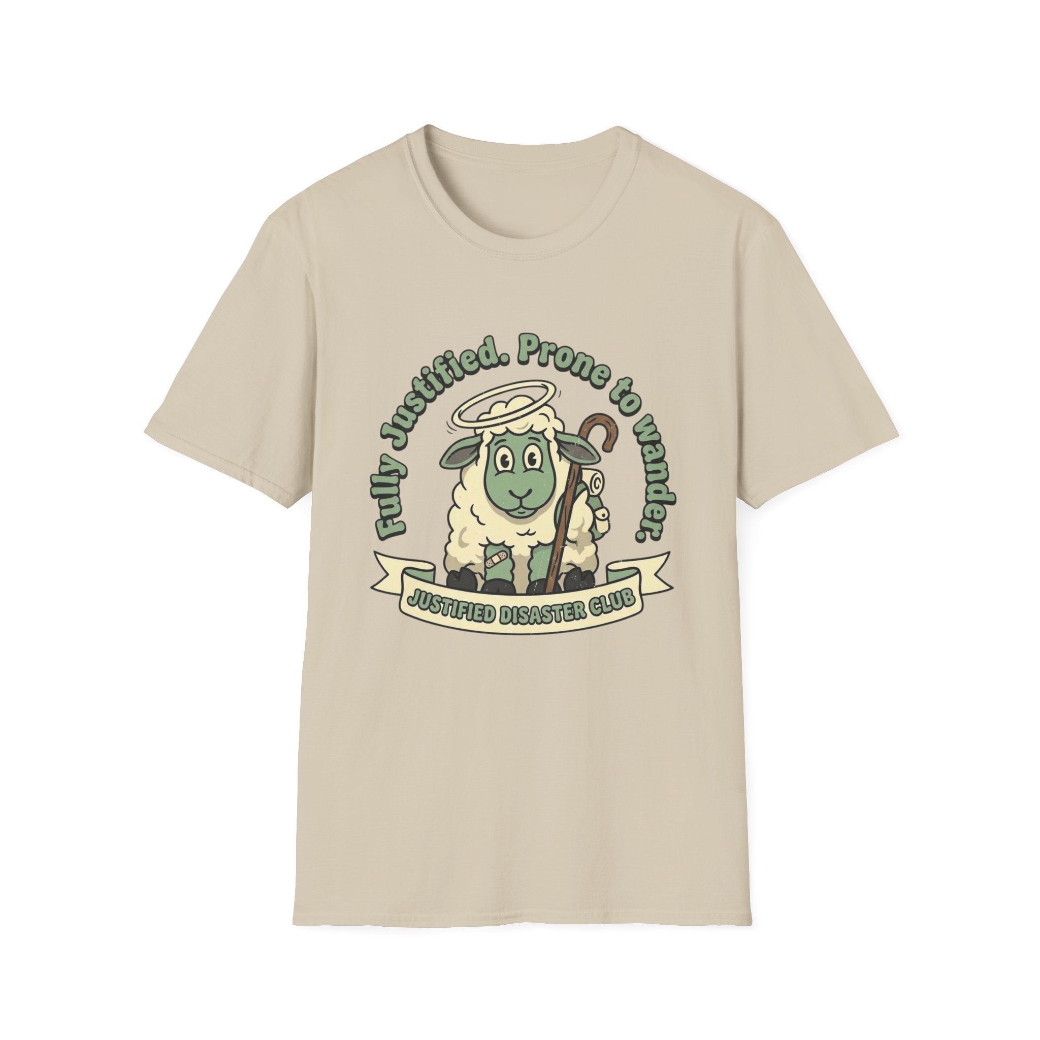 Fully Justified Prone to Wander Sheep T-Shirt
