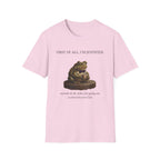 First of All I'm Justified Male Frog T-Shirt