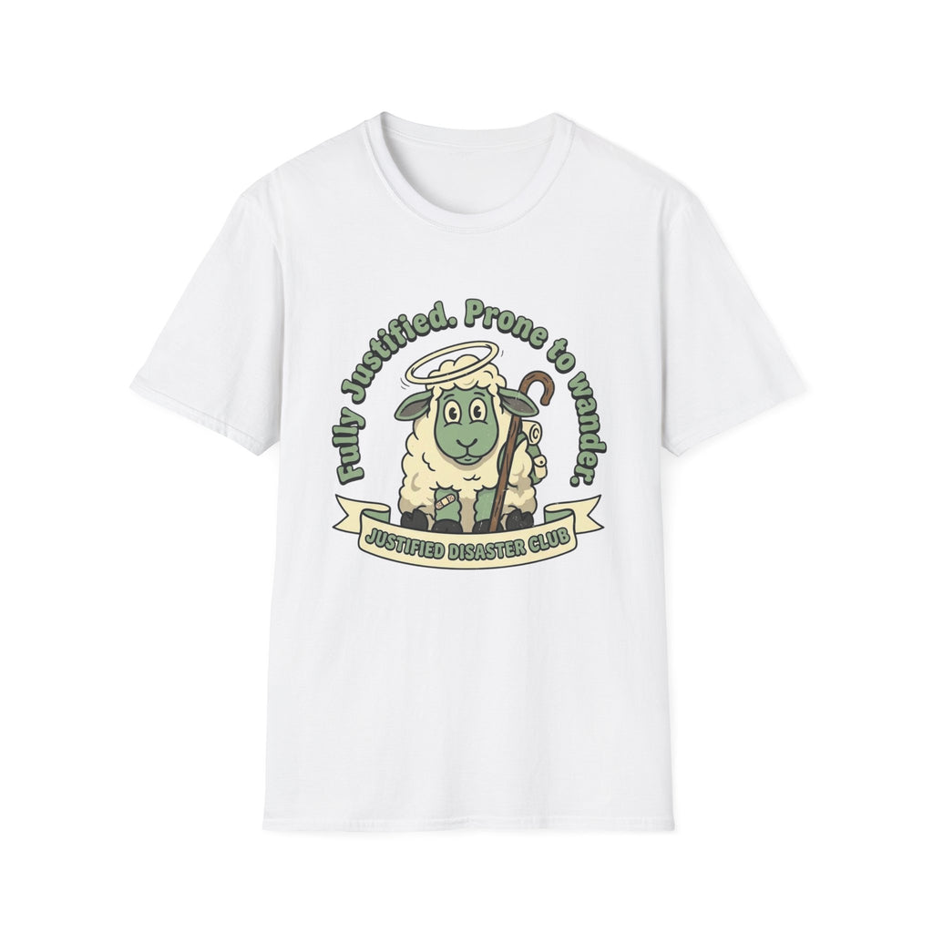 Fully Justified Prone to Wander Sheep T-Shirt