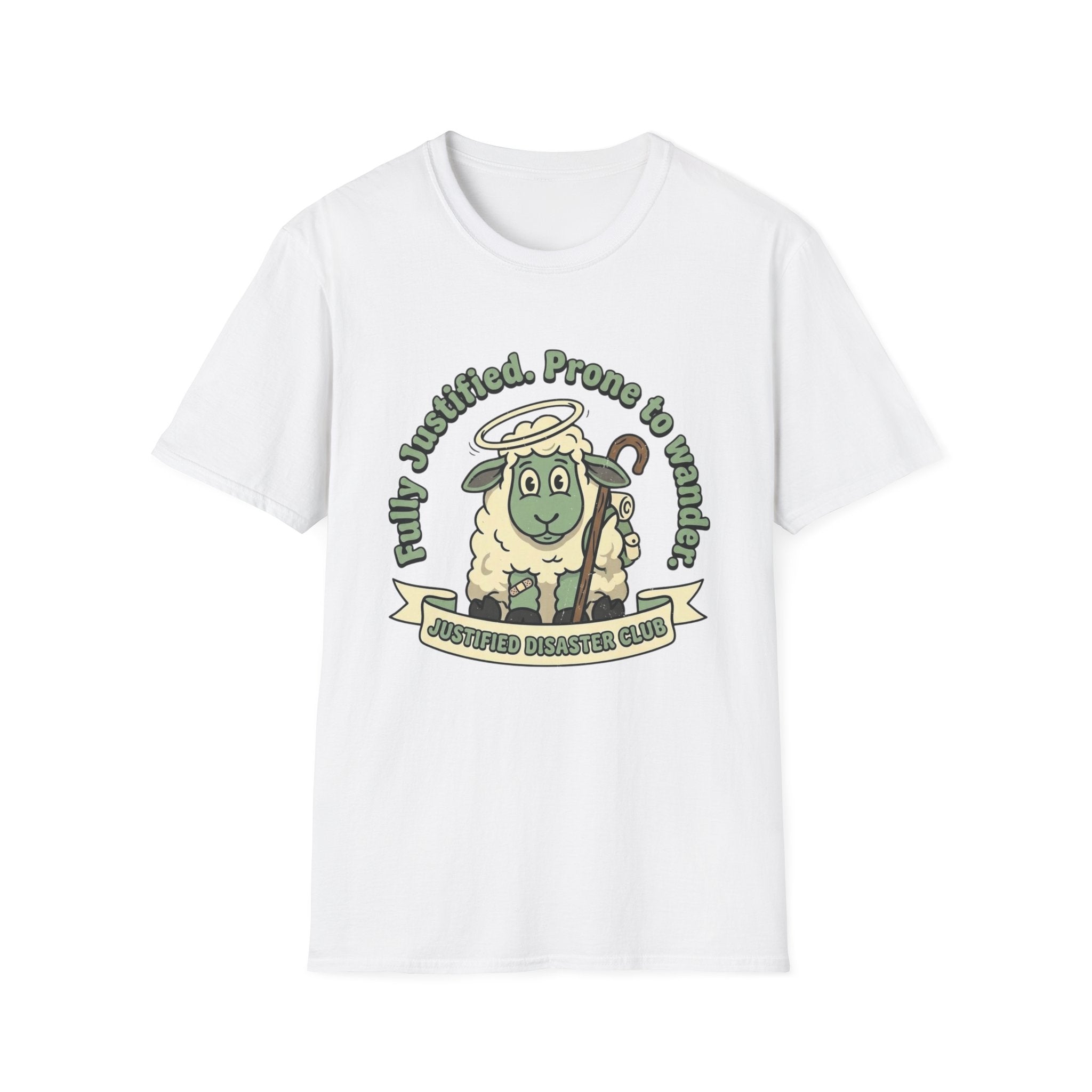 Fully Justified Prone to Wander Sheep T-Shirt
