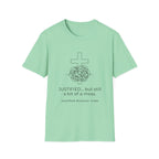 Justified but still a mess cross with messy string T-Shirt
