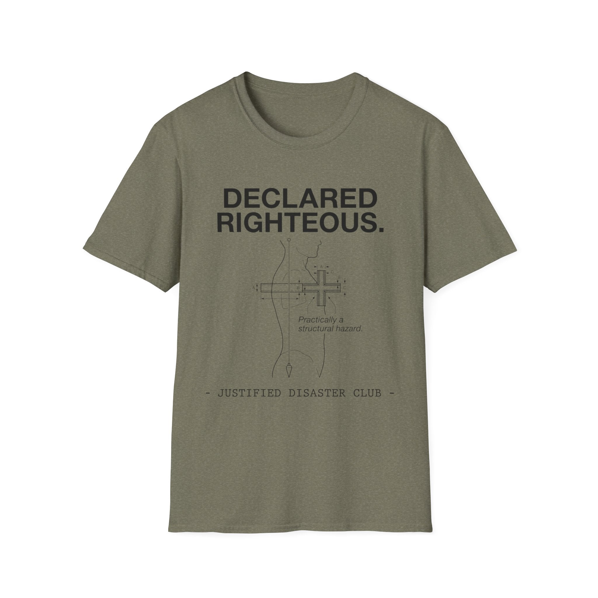 Declared Righteous Structural Hazard T-Shirt