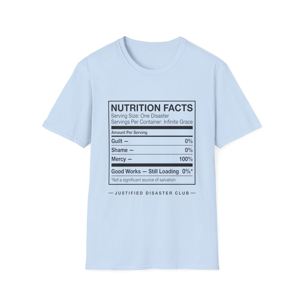 Nutrition Facts Label T-Shirt